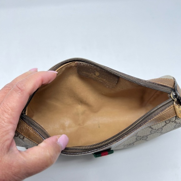 Gucci Crossbody Shoulder Bag Vintage Gucci Web Sherry Line - Picture 12 of 15
